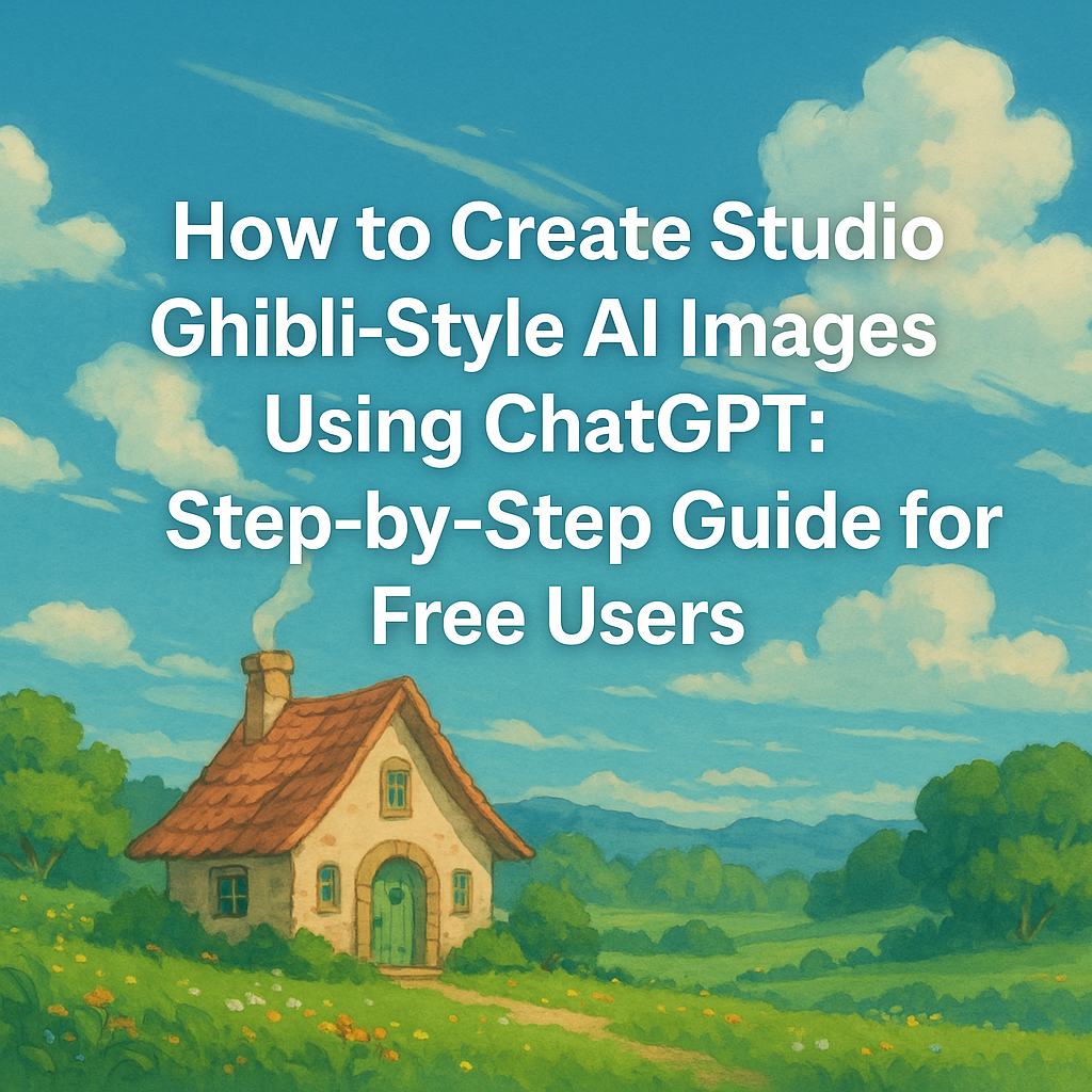 Studio Ghibli AI image