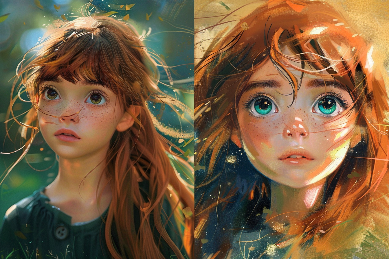 Studio Ghibli AI image
